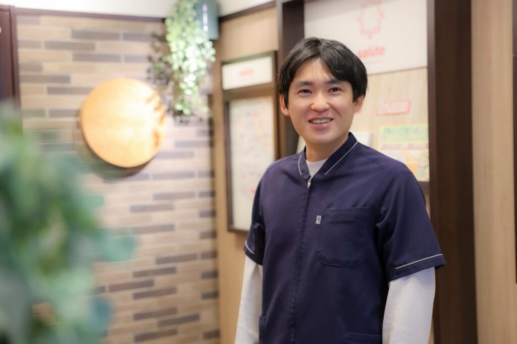 仕事中の山本さん